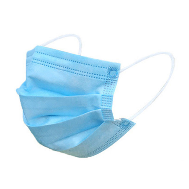 ماسک آبی یکبار مصرف غیرقابل استفاده / ضد ویروس یکبار مصرف غیرقانونی مد Earloop 3 Ply