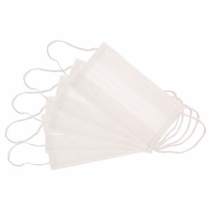 ماسک صورت محافظ یکبار مصرف محافظ Earloop / 3 ماسک صورت در برابر باکتری ها