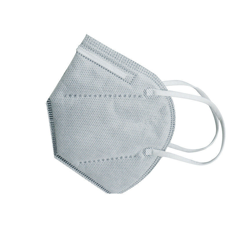 ماسک ضد آنفلوآنزای N95 ضد باکتری تنفس صورت یکبار مصرف 3 Ply FFP2