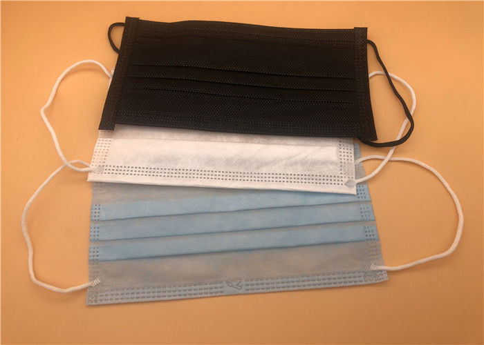 ماسک پزشکی چهره ضد آلودگی / تنفس 3 Ply Earloop ماسک صورت