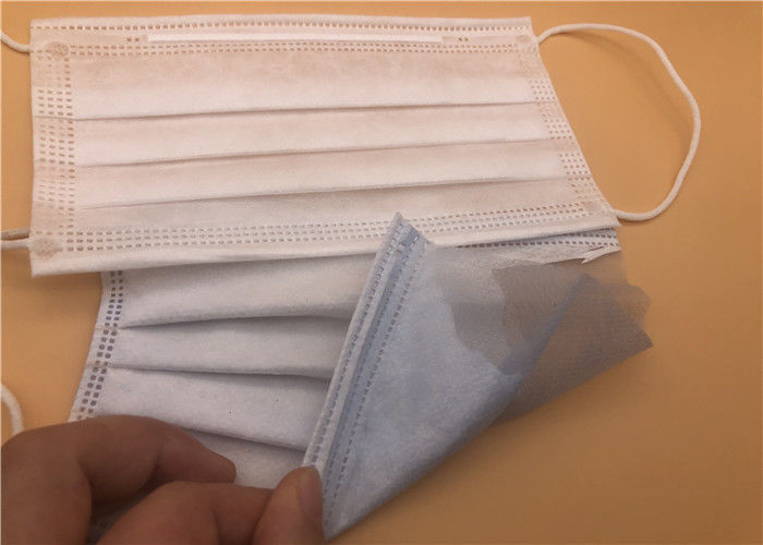 ماسک پزشکی یکبار مصرف بیمارستانی / ماسک صورت جراح هیپوآلرژنیک CE FDA