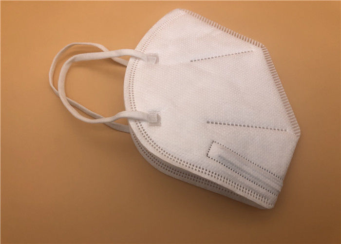 ماسک ضد آنفلوآنزای N95 ضد باکتری تنفس صورت یکبار مصرف 3 Ply FFP2