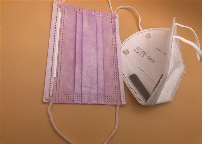 ماسک تنفس کننده ذرات رنگی سفید N95 Hypoallergenic راهنما محدود کردن میکروب ها