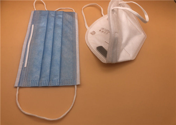 ماسک تنفس کننده ذرات رنگی سفید N95 Hypoallergenic راهنما محدود کردن میکروب ها